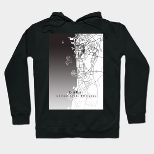 Dubai City Map Hoodie